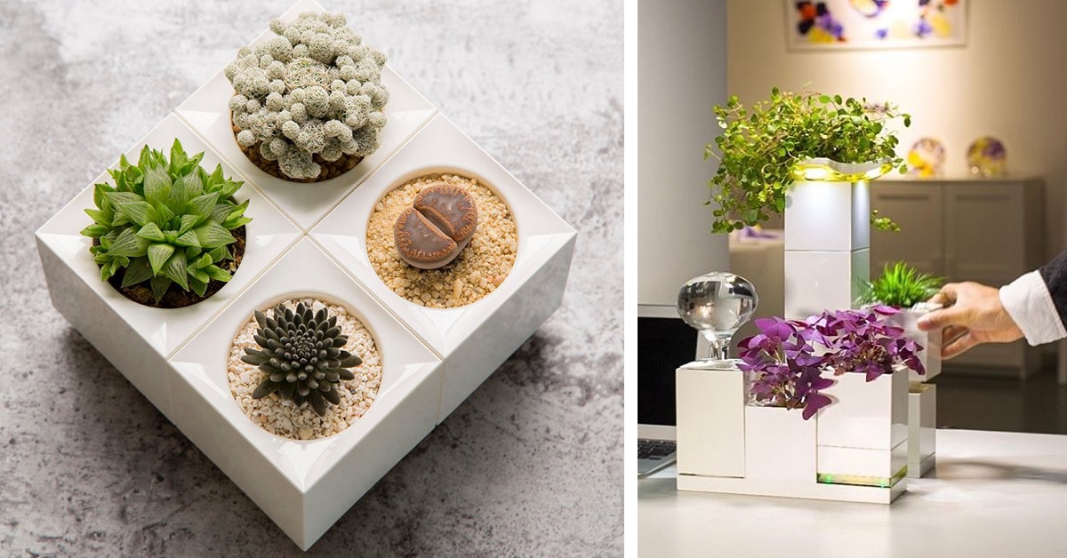 Modern Planter Boxes Let You Effortlessly Grow Your Own Stackable ...