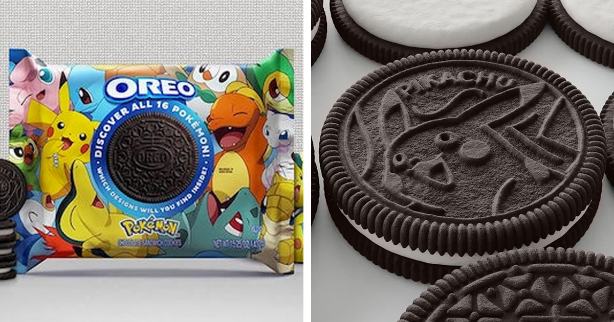 Limited Edition Pokémon x OREO Cookies Are Like Edible Pokémon Cards