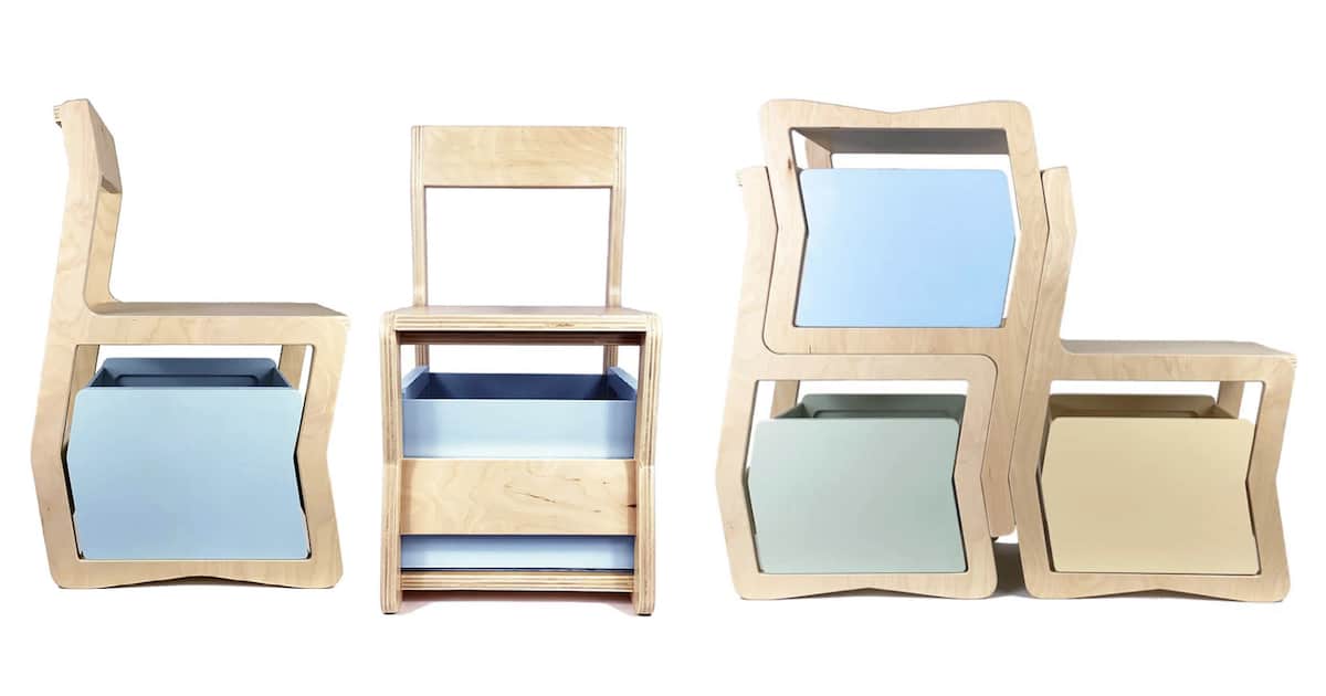 Ingenious Chair Designed To Easily Transform Into Storage Shelf | My ...